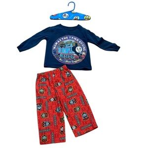 Thomas & friends the train boys pajamas size 2T pjs pants 3T top